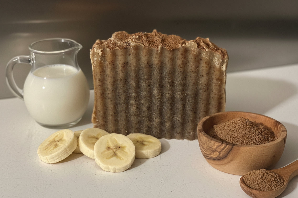 Banana Nutmeg Goat Milk Bar Soap