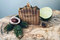 Lychee Lime Burnt Pine Tar Goat Milk Bar Soap