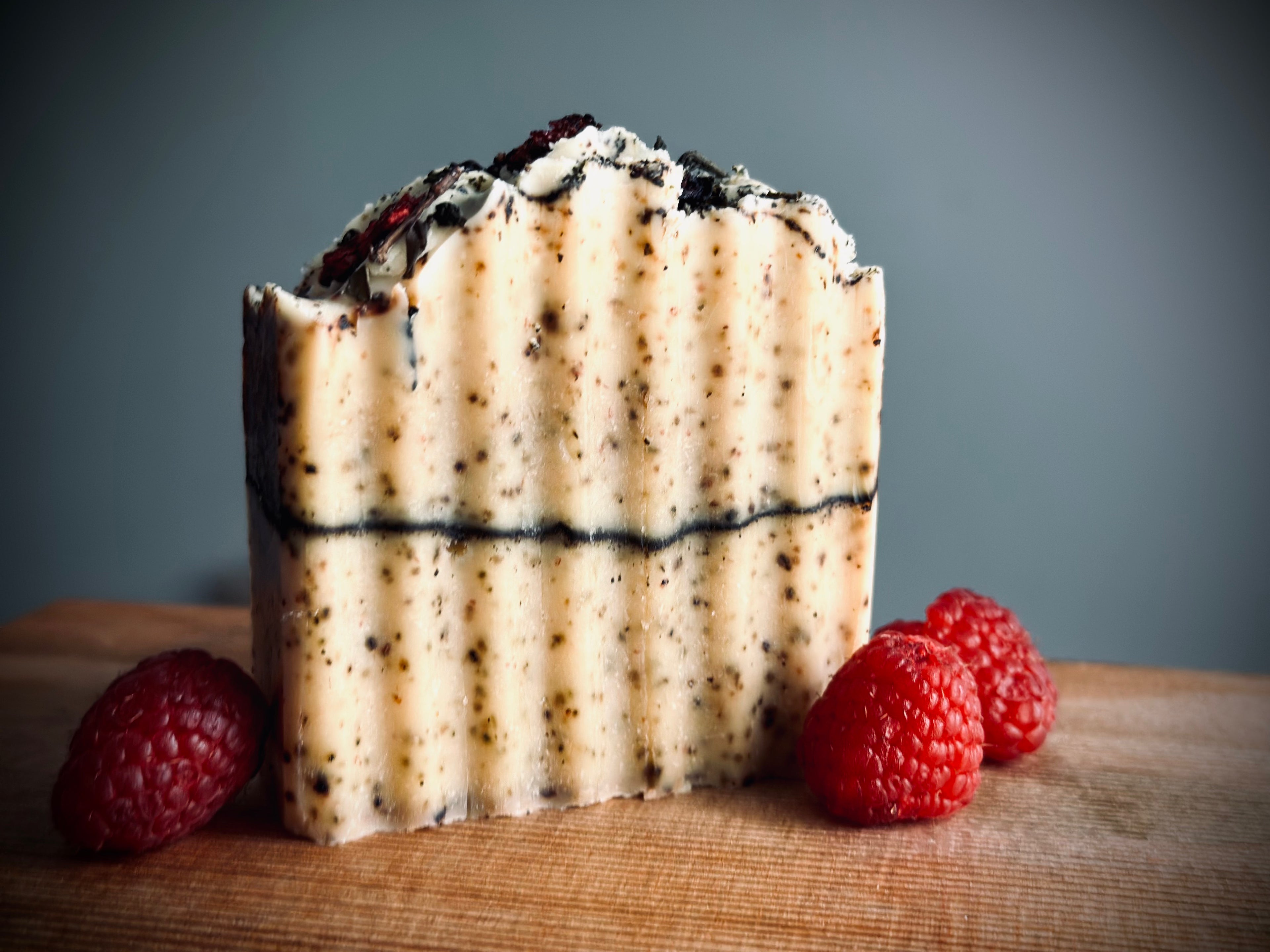 Raspberry Black Tea Goat Milk Bar Soap