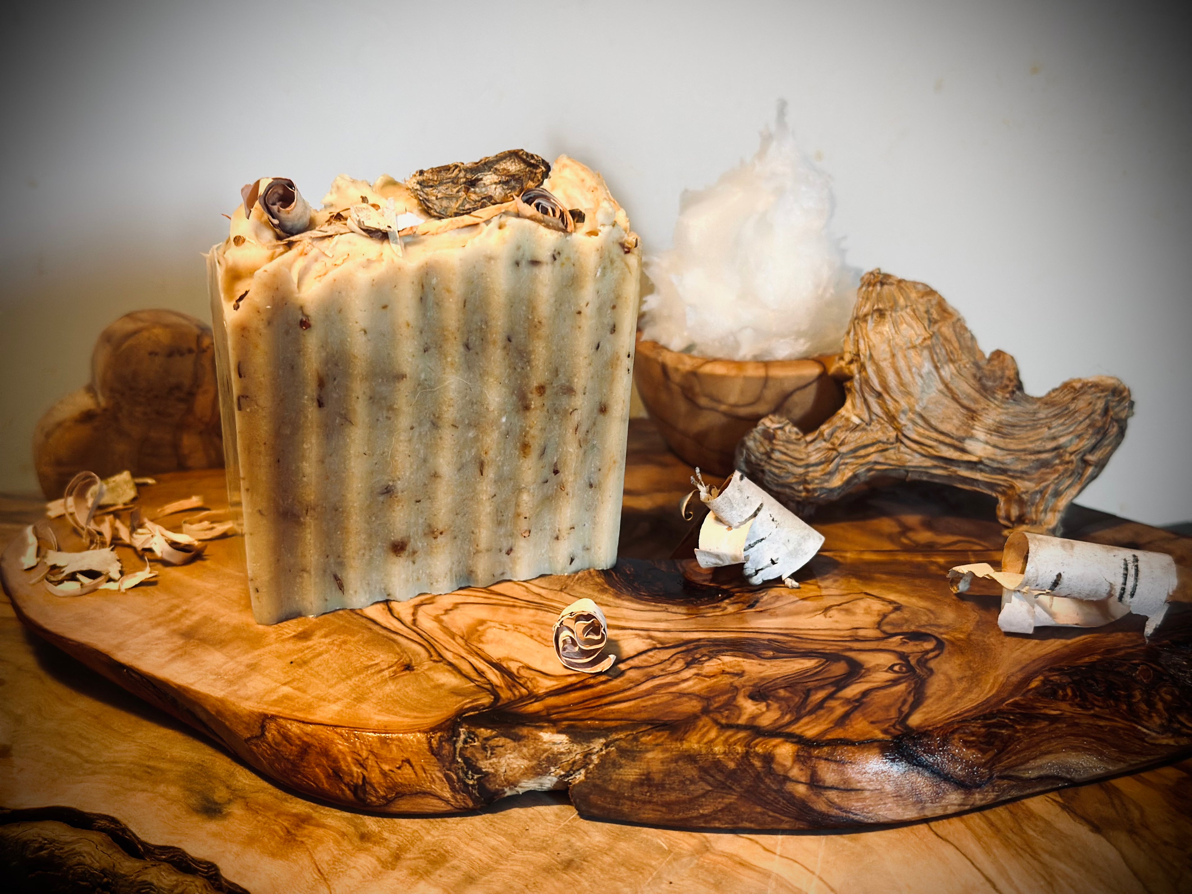Ginger Cortical Birch Goat Milk Bar Soap